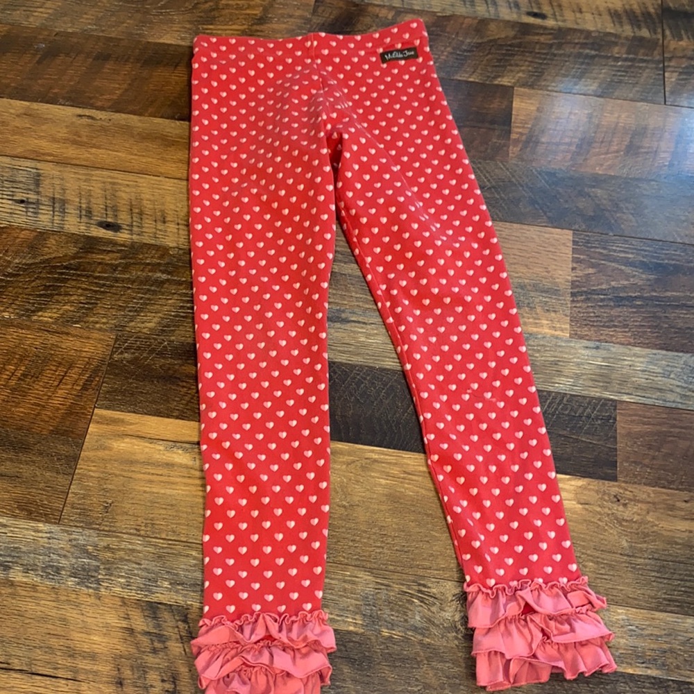 Girls size 10 Matilda Jane ruffle leggings